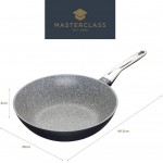 KitchenCraft MasterClass Wok Antiadhésif en Fonte d'Aluminium Compatible Induction 28 cm - B07DR8MK3FH