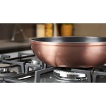 Lagostina Ramata wok extérieur effet cuivre aluminium anti-adhésif diamètre 28 cm noir - B08DG7GXKVE