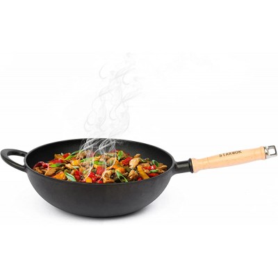 StarWok Wok en fonte à induction [31 cm] pour cuisinière et grill wok - B08H2JNXN4R