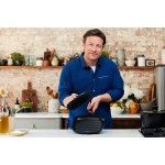 Tefal Jamie Oliver Premium fonte d'acier Poêle grill 25 cm Cuisson sûre Revêtement émaillé Design traditionnel Compatible four Induction E2139155 - B07PNPY4TH4