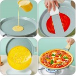 Lurrose Antiadhésive Poêle Crêpière Omelette Pan Oeuf Poêle Batterie De Cuisine pour La Maison Cuisine - B09DFMK5BWZ