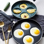OIPYI Quatre Trous Omelette Pan for Les œufs Ham Pancake Maker POELES Creative antiadhésif Pas d'huile fumée Petit déjeuner Grill Pan Marmite - B09FCT1FV5O