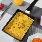 Omelette Poêle Carré pour Crêpes pour Egg Roll - B08M154QR9V