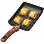 ALLOMN Tamagoyaki Poêle à Omelette Japonaise Poêle à Frire Antiadhésive Poêle à Crêpes à Induction pour sushi ustensiles de cuisine - B09G68S49NH