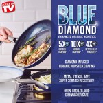 Blue Diamond Poêle avec revetement antiadhésif 30cm Bleu - B07CZFXQVRZ