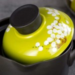 JSY Haute température résistant Céramique Casserole avec poignée Multi-usages Pot Pots à Lait Color : Green Size : 1600ml - B08532C54PU