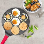 antiadhésive Pancake Poêles 25,4 cm plaque de cuisson à blinis crêpes Smile - B07K9VHYW28
