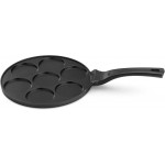 Navaris Poêle à Pancakes Poêle à Frire Ø 27 cm antiadhésive Aluminium pour 7 Mini Pancakes Crêpes blinis œufs au Plat omelettes légumes - B0989R4MNWY