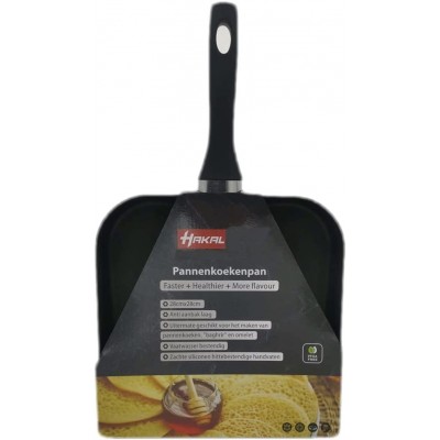 Spéciale crepes et omelettes tous feux grande poêle en revetements anti attachement.4x28x28 cm. Modèle: ANKApannekoeken - B09NMQ1HYQD