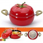 JY&WIN Marmite créative en Forme de Tomate Pots à Soupe en Aluminium marmite antiadhésive Outil de Cuisine ustensiles de Cuisine Pot de Cuisine pour Soupe - B08PL1D5TNP
