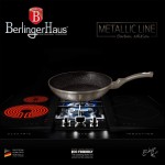 Berlinger Haus Metallic Line- Carbon Edition poêle 26 cm Metallic Line Carbon Edition BH 1833N acier inoxydable carbone 18 8 - B0856L2H3N4