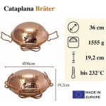 Cataplana 36 cm en cuivre L´original du Portugal - B0095ON0Q8P