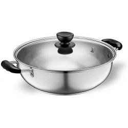 Cuiseurs à pâtes Pot à soupe pot à soupe en acier inoxydable rehaussant et approfondissant le pot à soupe marmite cuisinière cuisinière Size : 30x30x10cm - B07KWY75VNO