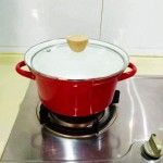 GFDFD Grand Cocotte Induction Pan avec Couvercle en Verre trempé Cook Marmite Convient for Tous Les Types HOB - B08GFD3T32P