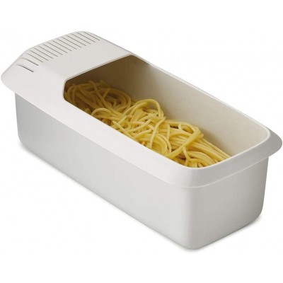 Hosuho Cuiseur à pâtes pour micro-ondes avec passoire rectangulaire égouttable résistant à la chaleur pour spaghetti four à micro-ondes - B091FYGSDPP