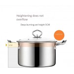GANE Pot à Soupe Multifonction en Acier Inoxydable pour chaudière à Vapeur à 2 Couches 24 cm - B09D2DV251C