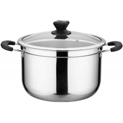 HHTD Cuisine Ménage en Acier Inoxydable Soupe Pot Steamer Ménage Grand Capacité Pot De Milu Cuisine Pots de Cuisine - B093X1TGJF7