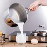 LINGZHIGAN 304 acier inoxydable pot à lait mini ménage petit pot n'est pas facile à coller pot petit pot supplément alimentaire pour bébé vapeur Size : 16cm - B07WCTXPGVB