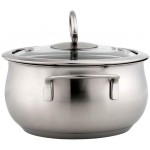 LINGZHIGAN Pot à soupe en acier inoxydable 304 épaissi Petit pot à lait Double soupe à oreille Soup soupe à nouilles Cuisinière à gaz Pot universel - B07WCSZFHWJ