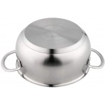 Pot à soupe en acier inoxydable 304 épaissi Petit pot à lait Double soupe à oreille Soup soupe à nouilles Cuisinière à gaz Pot universel - B07NXR1V9HX