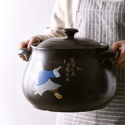 FHW Pot de céramique antiadhésif avec grande capacité T caséroter en céramique Casserole céramique Casserole Pot d'argile for restaurant cuisine Résistant à la chaleur Japonais Kung Fu Hot Pot Chaud - B09L68WLBTF