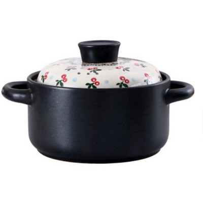 WJCCY Casserole ragoût pot ménage pot en céramique pot à soupe casserole gaz flamme nue soupe poulet cuit cuisinière à gaz dédié - B09KZJY4V7V