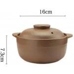ZAIZAI Casserole en argile casserole résistant aux hautes températures ménage ragoût non émaillé pot soupe bouillie ménage ustensiles de cuisine ustensiles de cuisine pot Size : 0.8 liters - B09B8Z6YSFY