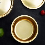 Fdit Marmite coréenne en aluminium Jaune Aluminium jaune Rice Wine Bowl - B07RDFT4WQN
