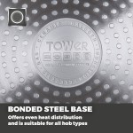 TOWER T81276 Sets de poêles et casseroles Aluminium Graphite 5,3 x 47,1 x 5,3 cm - B01N9YEQ4PE