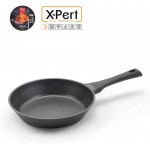 METALTEX XPERT Lot de 2 Poêles Aluminium Foncé 20 + 24 cm + Accessoires Full Induction valable pour tous types de cuisines. - B08JLSZD3LK