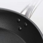 201 en acier inoxydable Casserole antiadhésif Revêtement usage général Poêle à usage domestique Cuisinière à induction Cuisinière à gaz Size : 24×4.5CM - B0825YQ631R