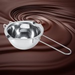 Bain-Marie en Acier Inoxydable 400ml Melting Pot Pan Outil de Cuisine pour la Chauffage du Lait du Beurre ou du Chocolat - B07LG9M36SB