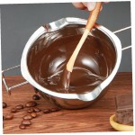 Chaudière Chaleur Double Melting Pot En Acier Inoxydable Avec Spatule Pour Le Chocolat Au Beurre Fromage Caramel Bonbons Cire 1000ml 400ml 3pcs Gadget Utile - B091HS1BC73