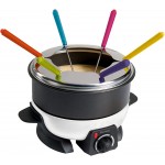 BARBACADO Fondue électrique 6 pers appareil à fondue pics couleurs fondue bourguignonne fondue savoyarde - B074MXXQY2T