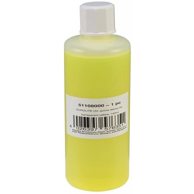 Eurolite UV-Active Tampon encreur jaune transparent 100 ml - B01MZ0RB65L