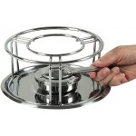 Kela 60127 réchaud pour fondues et wok métal chromé diamètre 23,5 cm hauteur 10,5 cm 'Maxi' - B0014D4JY0J