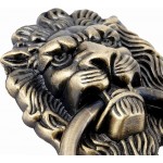 Lot de 10 boutons de placard en bronze antique Motif tête de lion - B07D36H2HMH