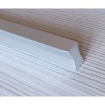 Paire de poignées 360 mm en aluminium – Finition anodisée naturelle – pour meubles de cuisine et ameublement – Fabriqué en Italie. - B08MRSPF33Z