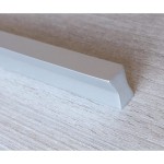 Paire de poignées 360 mm en aluminium – Finition anodisée naturelle – pour meubles de cuisine et ameublement – Fabriqué en Italie. - B08MRSPF33Z