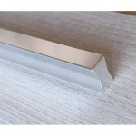 Paire de poignées 480 mm en aluminium – Finition anodisée brillante – pour meubles de cuisine et ameublement – Fabriqué en Italie. - B08MRTBG39B