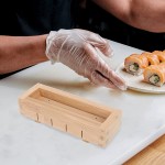 Cabilock Machine Moule de Presse Sushi Presse en Bois Sushi Moule Rectangulaire Riz Moule Riz Gâteau Moule Boîte de Moule Oshizushi Outils Sushi Bricolage pour Outil de Prise de Sushi à - B09MCKHK625