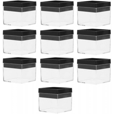 Mipcase 20Pcs Specimen Box Clear Display Case Cube Carré Cube Boîtes Candy Boîtes- Cadeaux pour Figures Afficher Des Collectionnables Spécimen Minéral en Pierre - B09XKFZ73MV