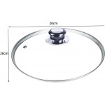 Couvercle en verre pour casserole 26 cm de diamètre 26 cm - B09WJ5BB1R5