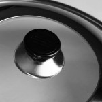 Lurrose 1 couvercle universel en acier inoxydable pour wok casseroles casseroles casseroles maison restaurant 30 cm - B099X42G9XC