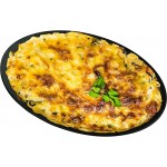 Hausfelder Lasagne Plat à lasagnes ovale avec surface émaillée de qualité supérieure Passe au lave-vaisselle 36 x 24 x 5 cm - B08CRZNBHZ9