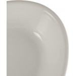 Tognana 28 x 18 x 6 cm-PL-Cook Plat de Cuisson Ovale Blanc - B00QXZBH76R