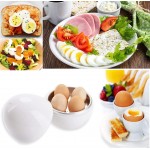 Cuiseur à œufs pour micro-ondes sans BPA et sans mélamine insert en aluminium pour 4 œufs coupe-œufs inclus - B08H1SVHKRD