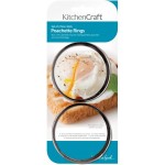Kitchen Craft KCPOACHETTE Anti-adhesive Pocheuse a œufs Acier Inoxydable Noir 9 cm x 3,5 cm - B0001IX3QY5