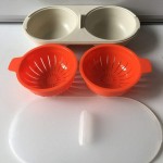 Mini pocheuse à œufs pour micro-ondes avec design à deux couches et double tasse Ensemble de cuisine pour œufs pochés - B093RPHRN1H