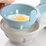 TEEKOO Pocheuse à œUfs pour -Ondes Ensemble de ChaudièRe à œUfs en Silicone Comestible à Double Couche à 2 CavitéS ChaudièRe à œUfs à Double Tasse 2 PièCes SéRies - B09XV39MCHM